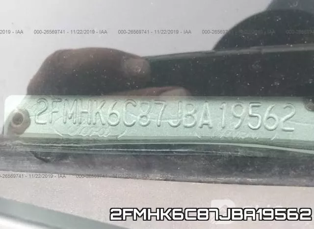 2FMHK6C87JBA19562 фото 9