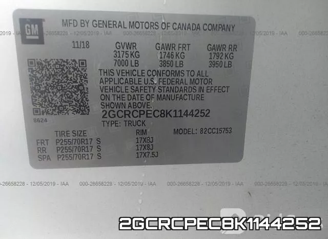 2GCRCPEC8K1144252 фото 9