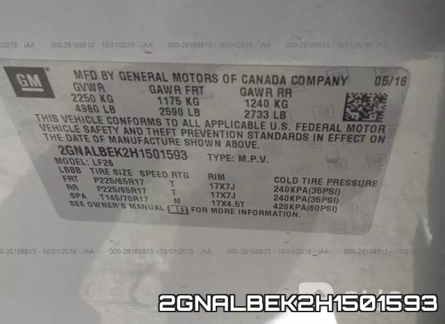 2GNALBEK2H1501593 фото 6