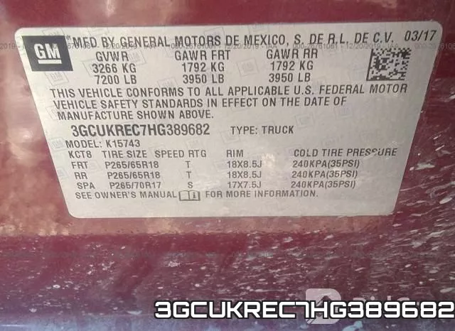 3GCUKREC7HG389682 фото 9