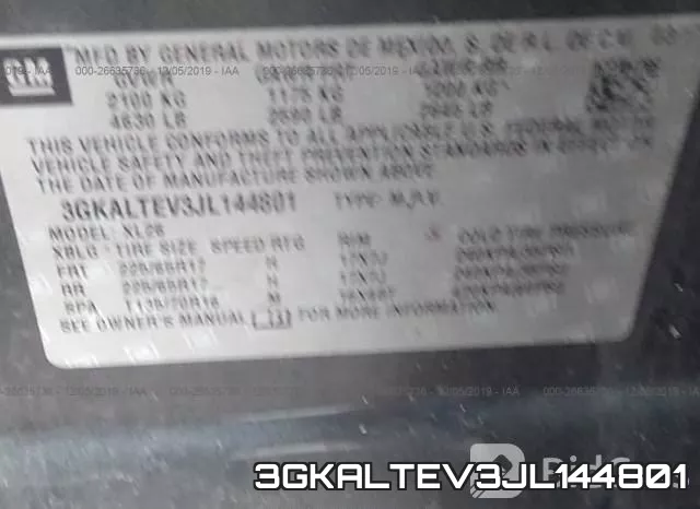 3GKALTEV3JL144801 фото 7