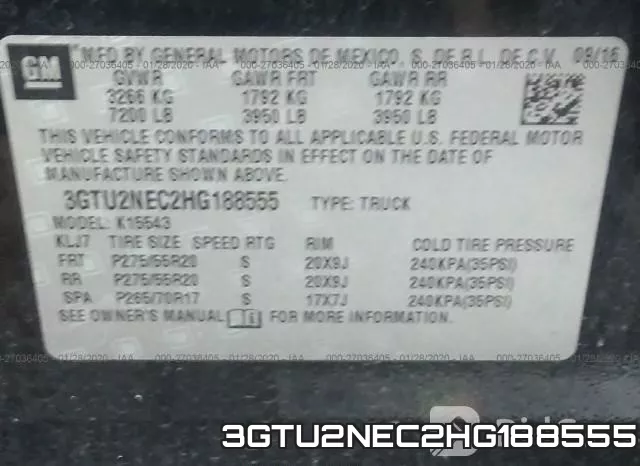 3GTU2NEC2HG188555 фото 7