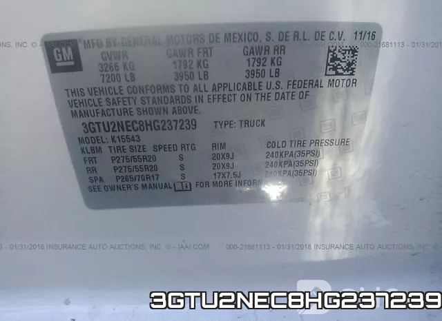 3GTU2NEC8HG237239 фото 8