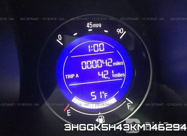 3HGGK5H43KM746294 фото 8