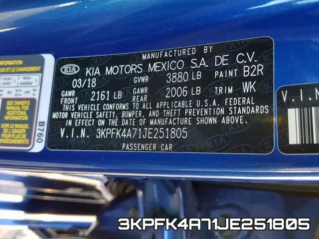 3KPFK4A71JE251805 фото 2