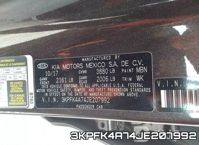 3KPFK4A74JE207992 фото 8