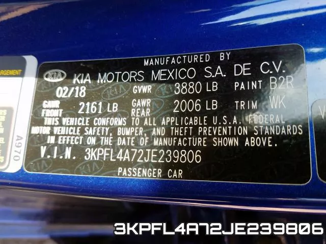 3KPFL4A72JE239806 фото 2