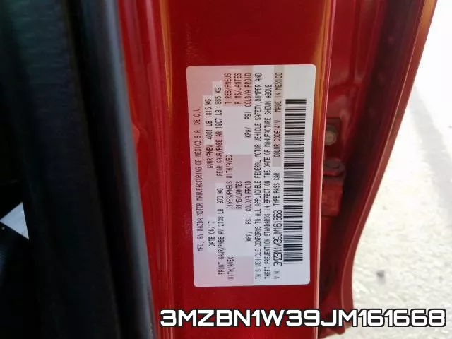 3MZBN1W39JM161668 фото 2