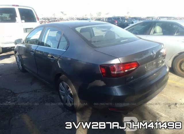 3VW2B7AJ7HM411498 фото 3