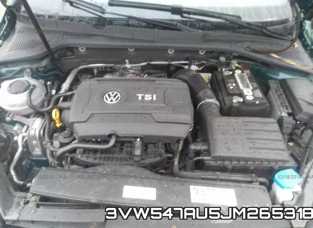 3VW547AU5JM265318 фото 2