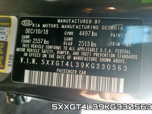 5XXGT4L39KG330563 фото 2