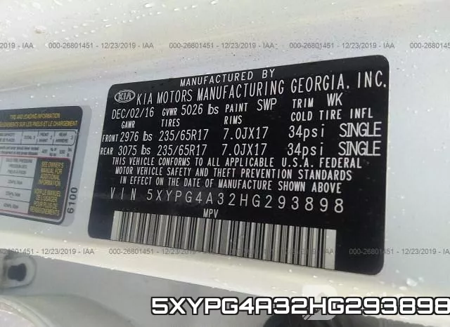 5XYPG4A32HG293898 фото 9