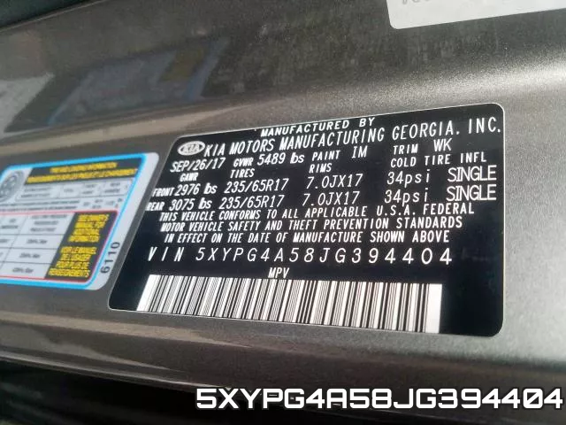 5XYPG4A58JG394404 фото 2