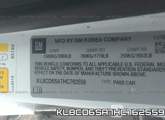KL8CD6SA7HC762559 фото 7