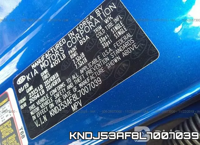 KNDJ53AF8L7007039 фото 9