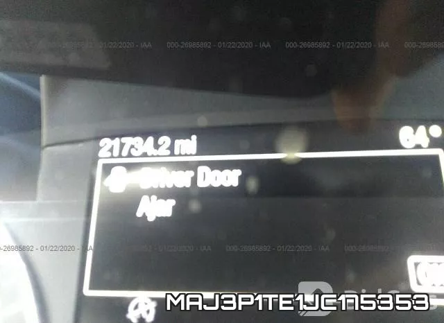 MAJ3P1TE1JC175353 фото 6