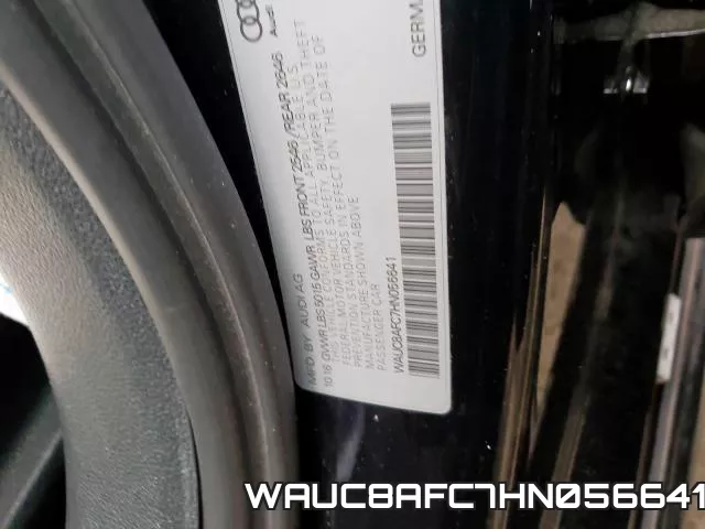 WAUC8AFC7HN056641 фото 2