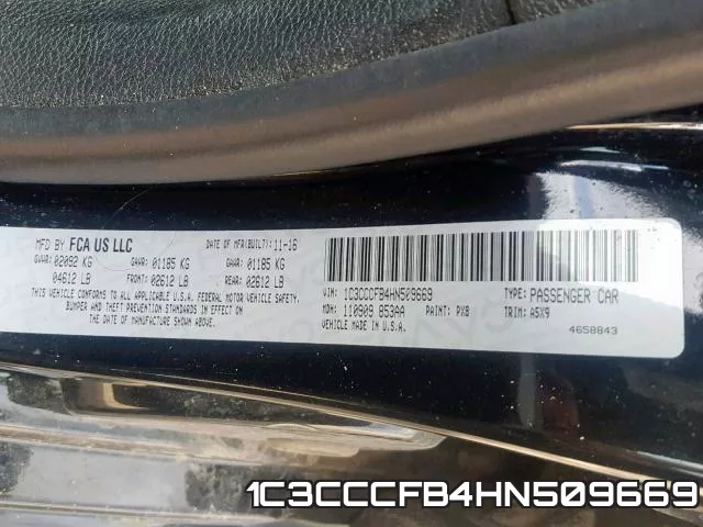 1C3CCCFB4HN509669 фото 2