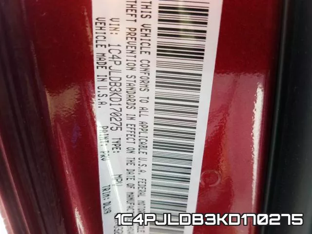 1C4PJLDB3KD170275 фото 2