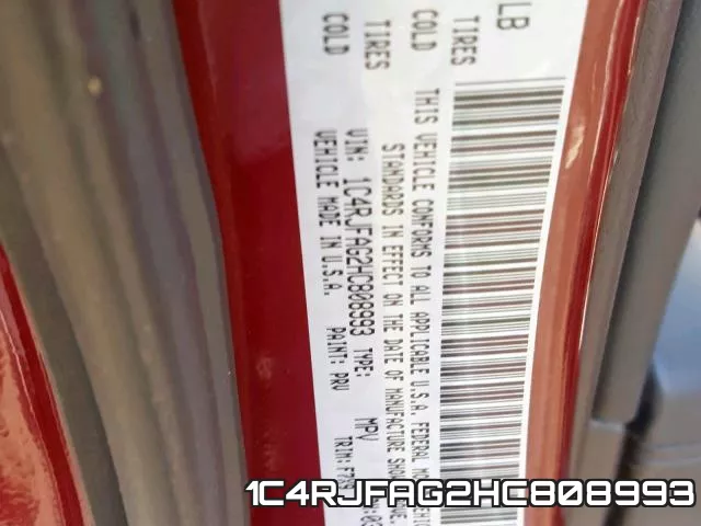 1C4RJFAG2HC808993 фото 2