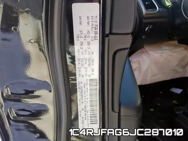 1C4RJFAG6JC287010 фото 2