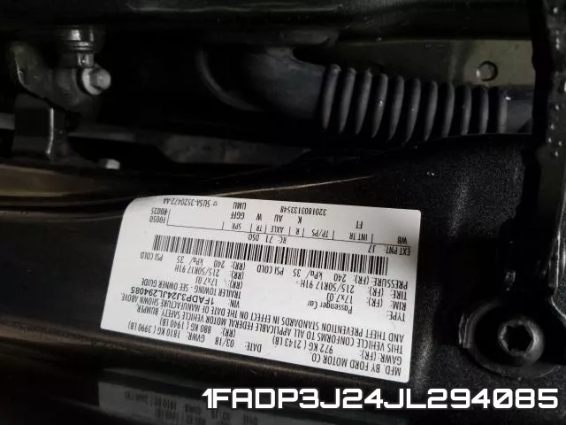 1FADP3J24JL294085 фото 2