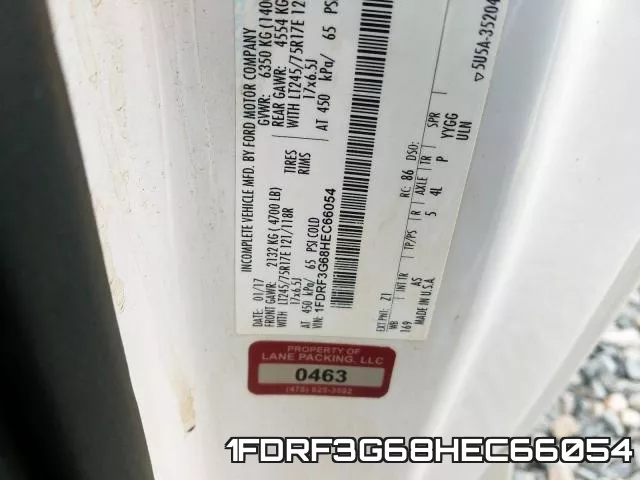 1FDRF3G68HEC66054 фото 2
