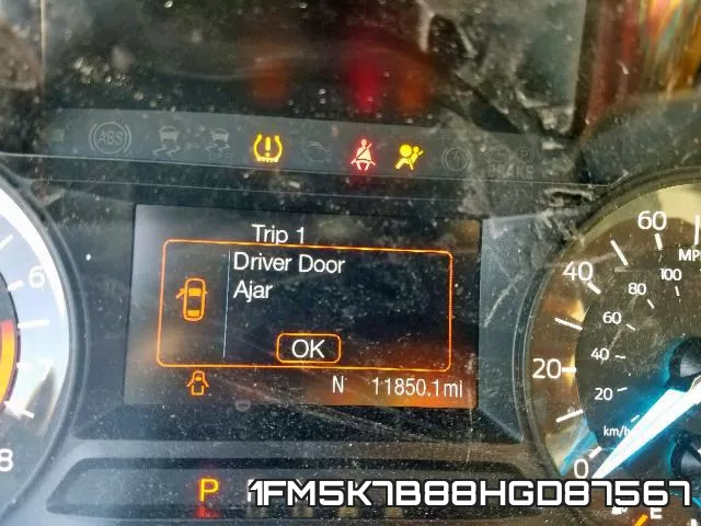 1FM5K7B88HGD87567 фото 8