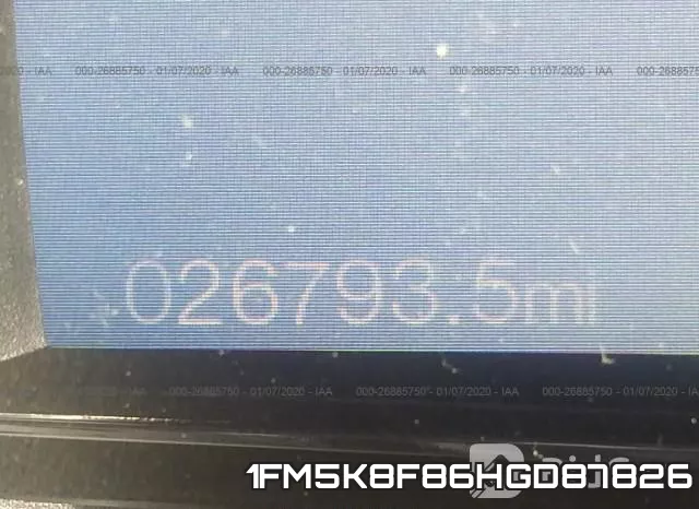 1FM5K8F86HGD87826 фото 7
