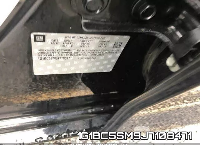1G1BC5SM9J7108471 фото 6