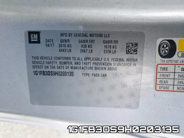 1G1FB3DS9H0203135 фото 2
