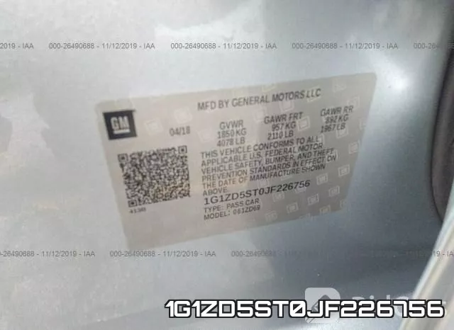 1G1ZD5ST0JF226756 фото 7