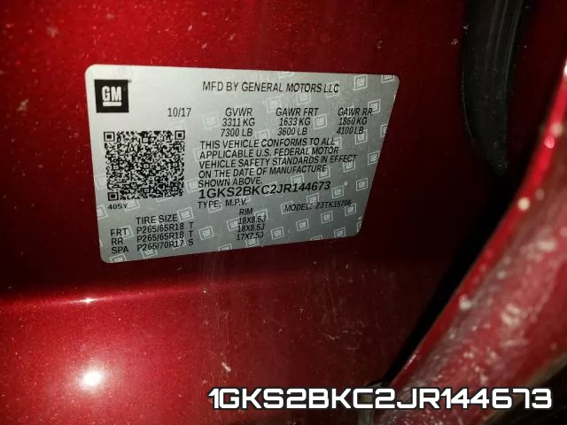 1GKS2BKC2JR144673 фото 2