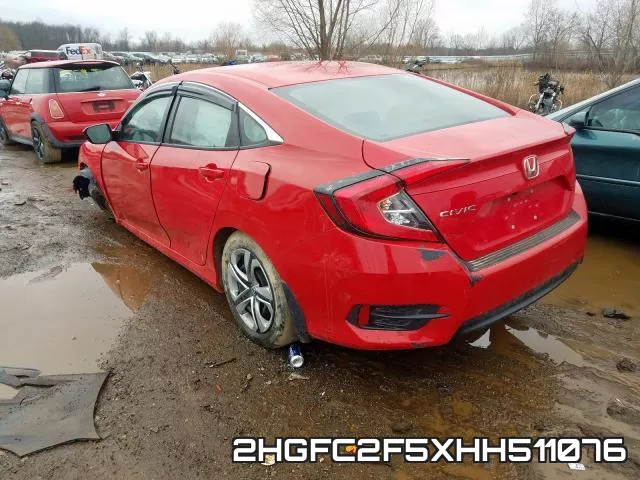 2HGFC2F5XHH511076 фото 3