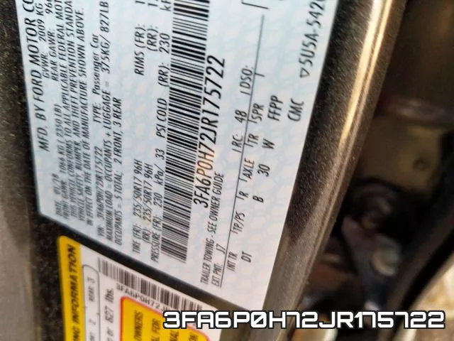 3FA6P0H72JR175722 фото 2