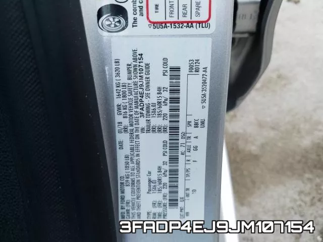 3FADP4EJ9JM107154 фото 2