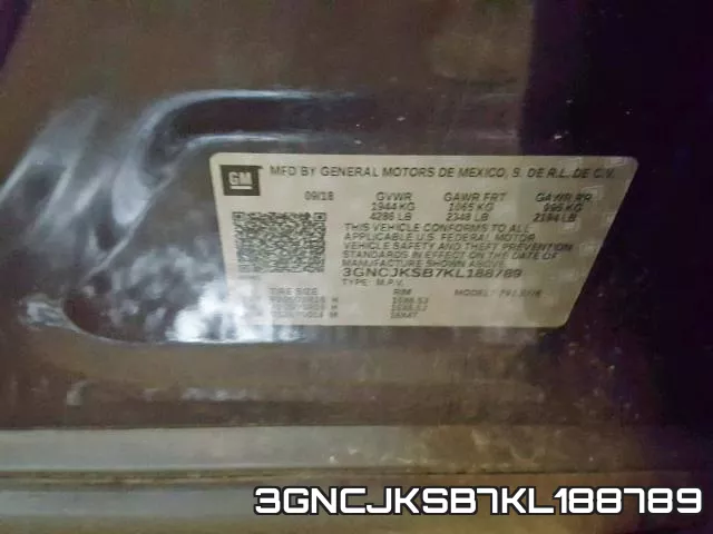 3GNCJKSB7KL188789 фото 2