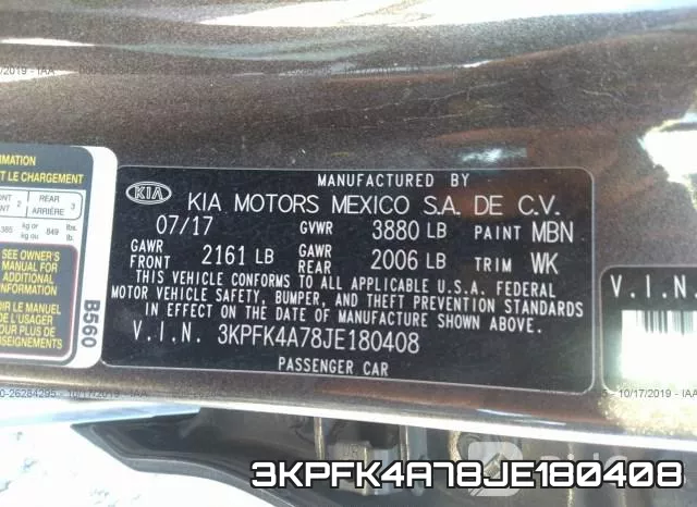 3KPFK4A78JE180408 фото 4