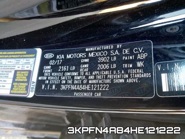 3KPFN4A84HE121222 фото 2