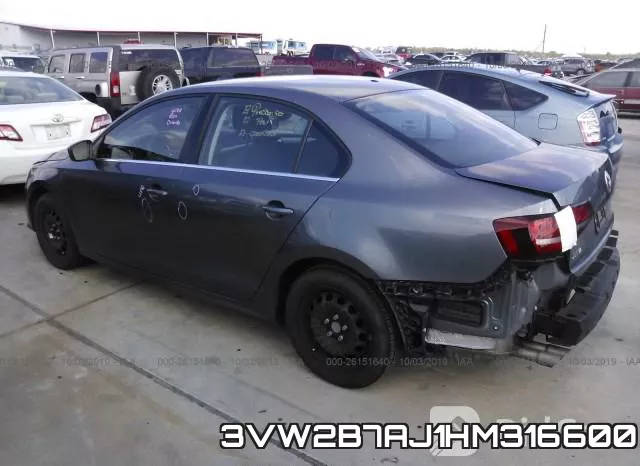 3VW2B7AJ1HM316600 фото 3