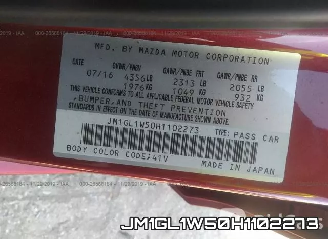 JM1GL1W50H1102273 фото 7