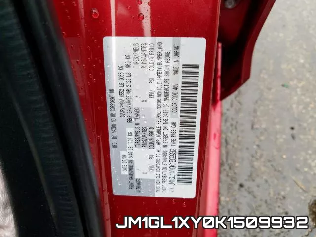 JM1GL1XY0K1509932 фото 2