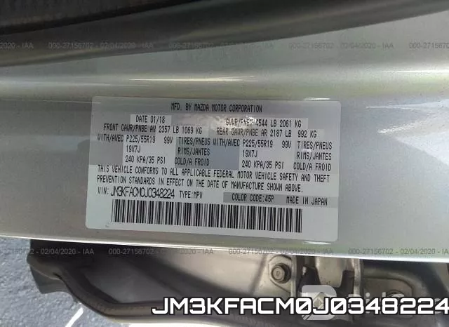 JM3KFACM0J0348224 фото 7