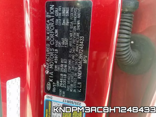 KNDPM3AC8H7248433 фото 2