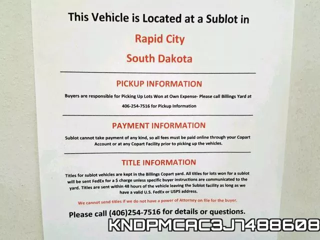 KNDPMCAC3J7488608 фото 8
