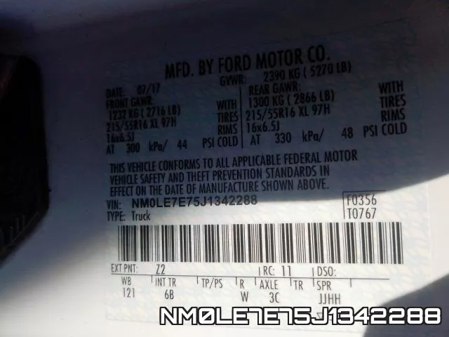 NM0LE7E75J1342288 фото 2