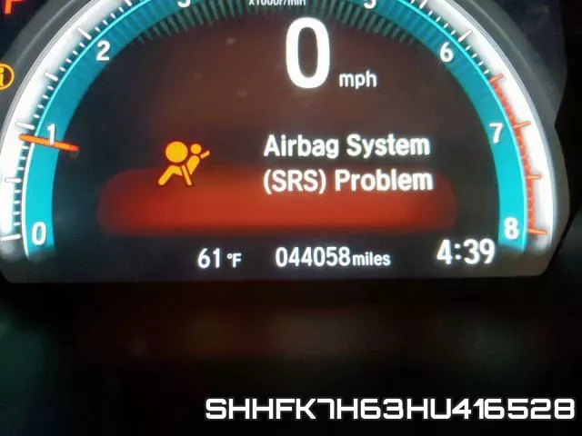 SHHFK7H63HU416528 фото 9