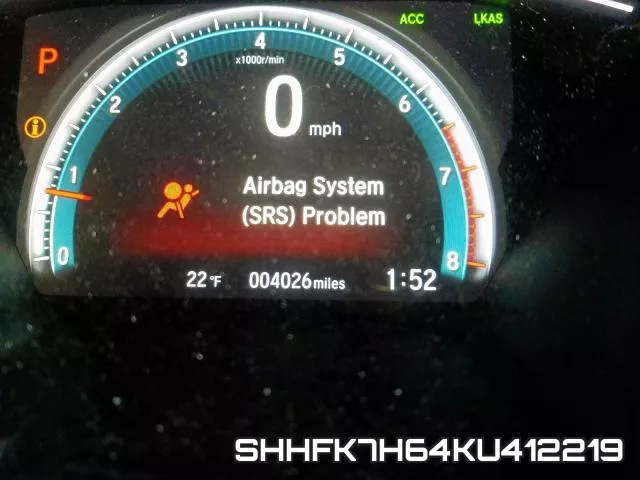 SHHFK7H64KU412219 фото 5