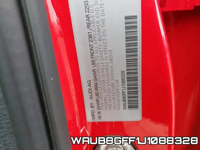 WAUB8GFF1J1088328 фото 2