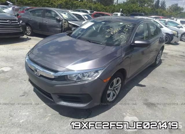 19XFC2F57JE021419 фото 2